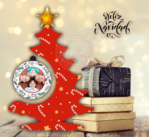 Imprimi Kits Plantillas Para Sublimar Arbolitos De Madera Navidad Mockup 7