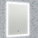 Rectangular LED Lighted Mirror 60x80 cm Premium Touch Bathroom 5