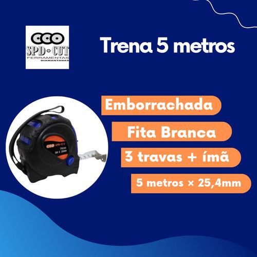 12 X Trena Emborrachada 5metros X 25mm 1