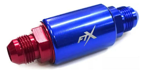 FTX FUELTECH Filtro De Combustible AN8 13 Micrones Azul 0