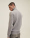 Equus Elba High-Neck Men's Sweater, Cotton Blend, Gray 30