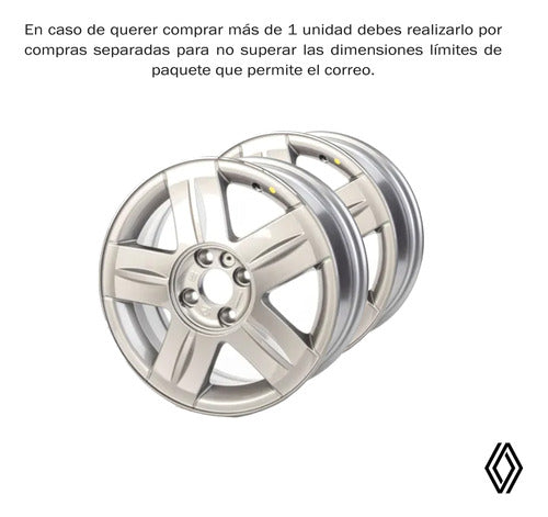 Renault Fluence 1.6 Confort Plus 110cv Spare Wheel Rim 8