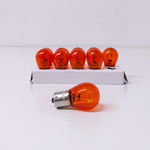 10-Pack Kobo Halogen Defasada P21 12v Amber Stop Lamp 1