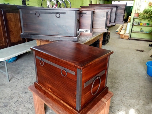 El Taller Wooden Pine Chest 1