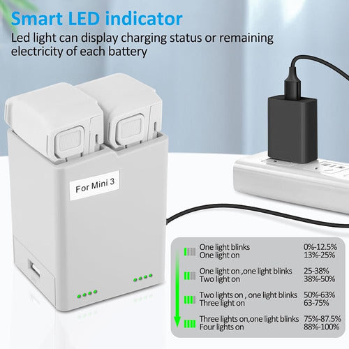 Coolshow Intelligent Flight Mini 3 Pro Battery 1 Pack 3850ma 2