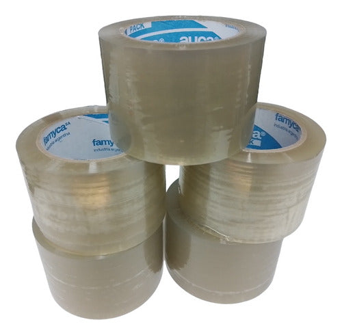 Auca Transparent Packing Tape 72 Mm X 100 M X 10 U 0