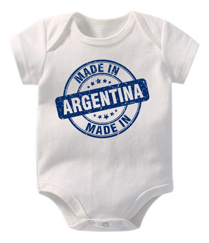 Body Bebe Made In Argentina, Sublimado, Personalizado 0