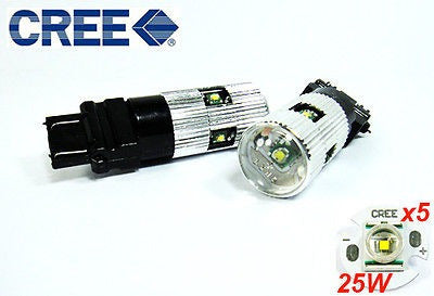 KINSTECH 3157 3156 Cree Q5 Led Proyector Drl Blanco De 25w Luz Diurna 0