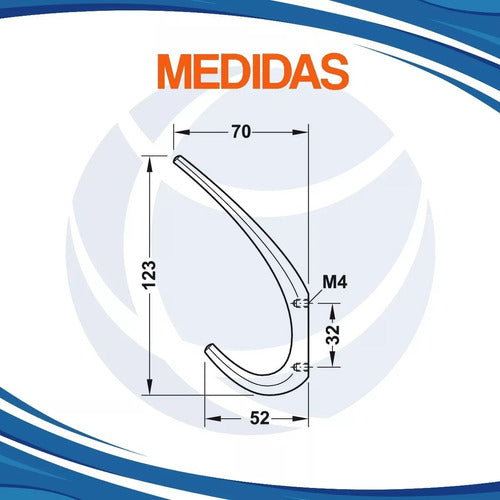 Häfele Double Wall Hook Zamak Cima 1