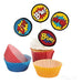 Fun Express Superhéroe Cupcake Forros Con Escoge - 100 Pieza 0