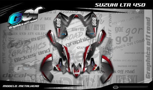 GOR Calcos Gráfica Suzuki Ltr 450 3