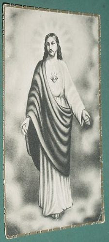 Comunion Religion Tarjeta San Nicolas Jesus 1933 El Porvenir 0