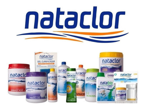 Nataclor Pool Kit with Chlorine Tablets 50g + Float Buoy 4