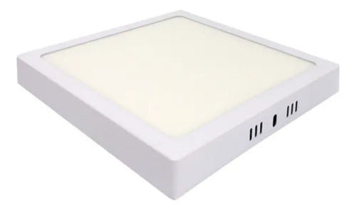 Candela Panel Plafón Led 12W Superficial Cuadrado Luz Calida 1