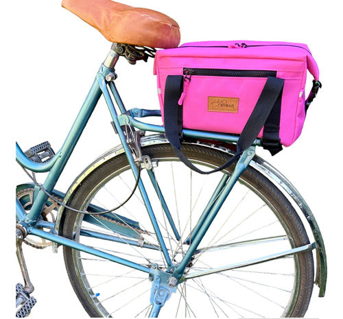 Bicibybar Magui Bicycle Rack Bag - Fuchsia 0