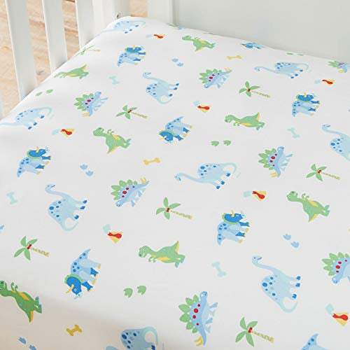 Wildkin Kids 100% Cotton Adjustable Crib Sheet, Material 4