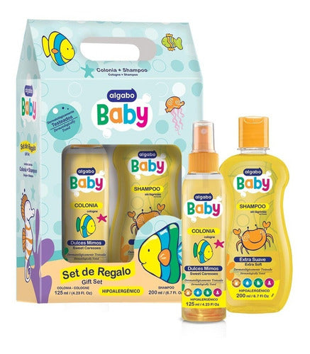 Algabo Combo Baby Colonia 125ml + Shampoo 200ml 0