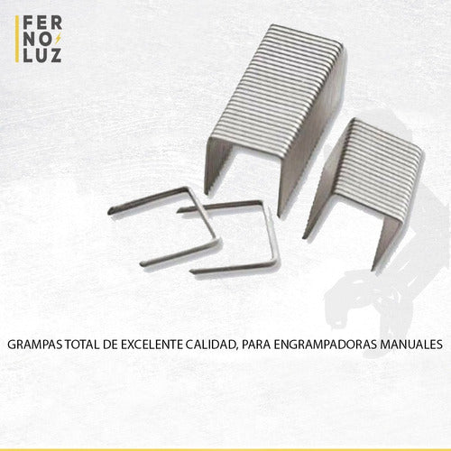 Grampa Engrampadora Manual 0.7mm X 10 Mm 1000u Total 1