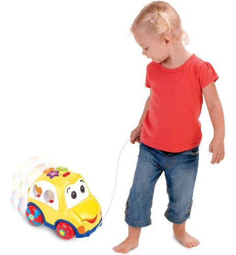 Winfun Interactive Large Car Toy for Pulling and Play with a String - New 2