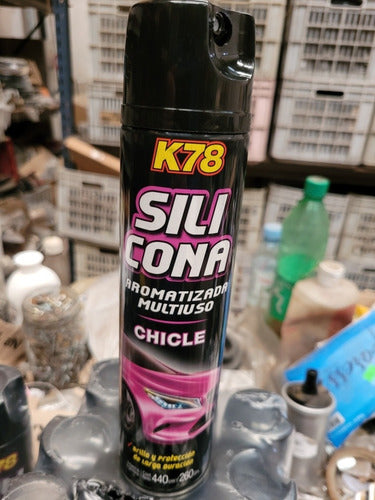 K78 Silicona K78 Perfumada Multiuso Auto 440cc Varias Fragancias 1