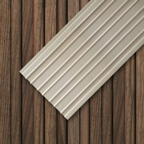 Kflooring Revestimiento De Pared Zen Varillado Madera Wpc 7