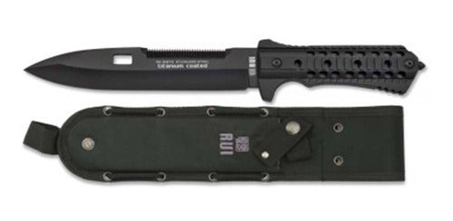 K25 Rui Tactical Knife Black Titanium 17.9cm 31872 0