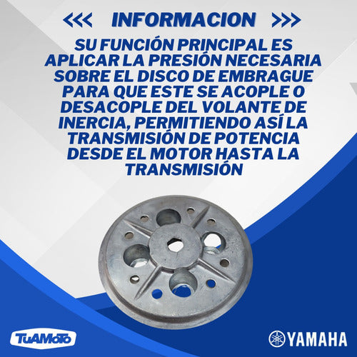 Plato De Presion Embrague Para Yamaha Ybr 125 - Xtz 125 6