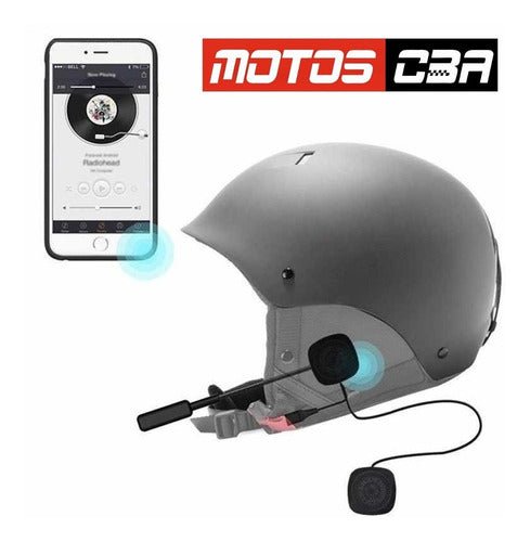 Auricular Manos Libres Casco Moto  Bluetooth 4.2  Motoscba 1