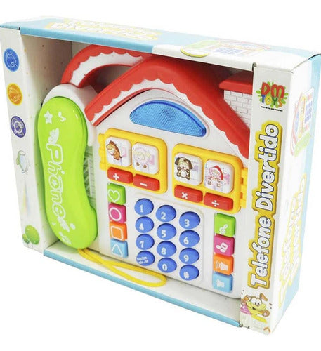 Brinquedo Telefone Divertido Casinha Infantil - Dm Toys 1