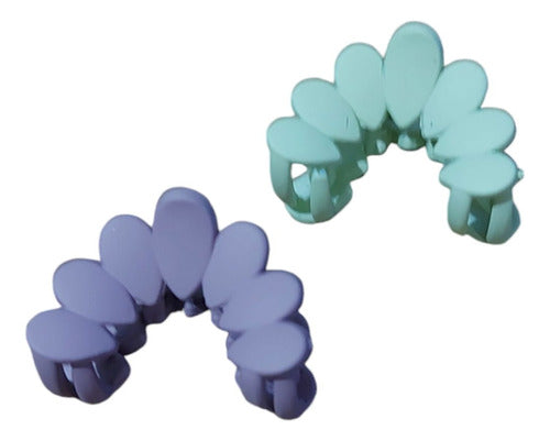 La Moda De Ciro Mini Hair Clip Set of 2 Plastic 2