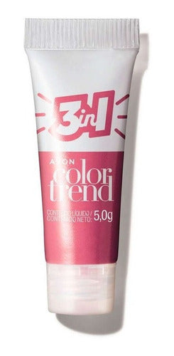 Avon Color Trend 3 En 1 Labial Rubor Y Sombra En Crema 1