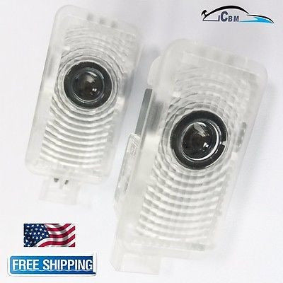 2pcs Puerta Blanca Fantasma Sombra Led Luces Laser De La Ins 3