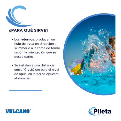 Vulcano Return and Virola for Fiberglass Swimming Pools 5