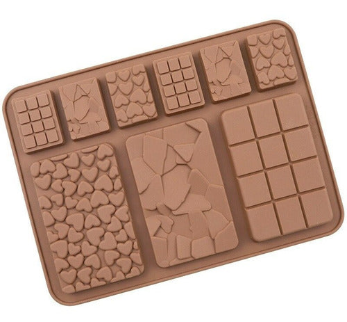 Silicone Chocolate Mold 9 Shapes 0