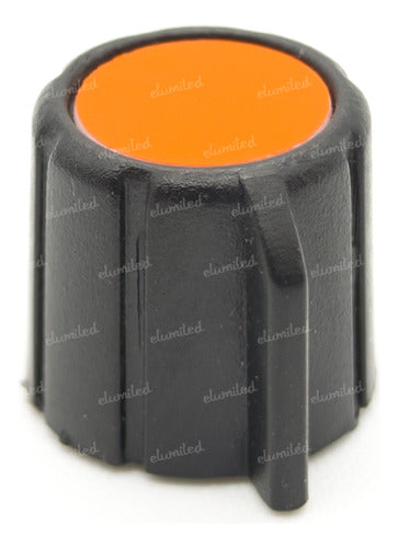 ELUMILED Perilla Potenciometro D14:h12 Buje De Bronce Naranja X1 2