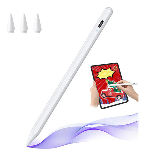 Pen Stylus Jamjake P/iPad/ios/diseño Magnético/blanco 0