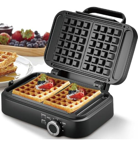 Golden Prairie - Extra Deep Belgian Waffle Maker 0