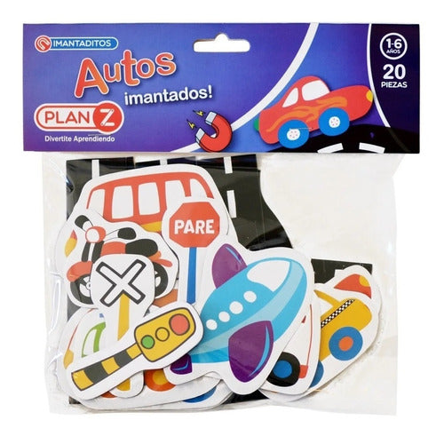 Magnetic Toy Cars Set for Children's Educational Playtime 3