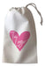 50 Eco Bags Logo Two Colors Both Sides 20x30 with Cord 0