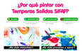 Tempera Solida Sifap Colores Clasicos Pack X 6 Unidades 3