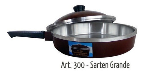 Eterna Sarten Grande Tipo Horno Rectificada Art300 1,75 Lts 0