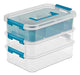 Sterilite 14138606 Stackable and Transportable Layer Box, 10-5/8 Inches 0