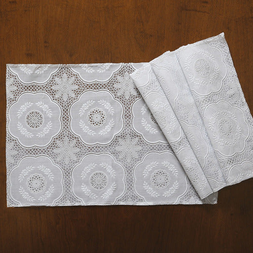 Jean Cartier Set of 4 Individual Placemats with Relief Print 1