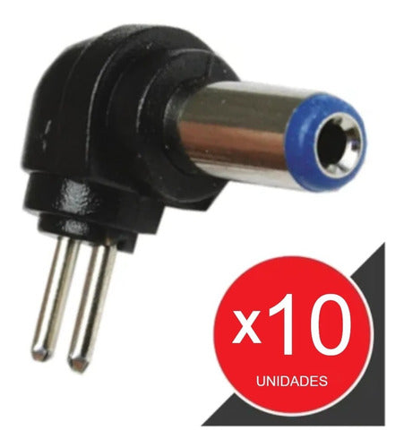 Ficha Conector Plug Hueco 5.5x2.1mm Intercambiable Fuente 0