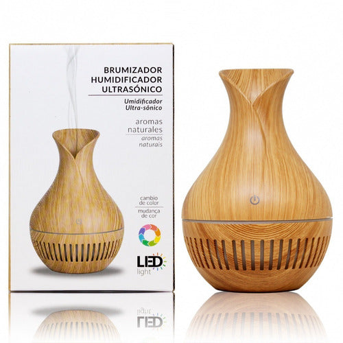 Difusor Aceites Ultrasonico Humidificad Luz Rgb 1