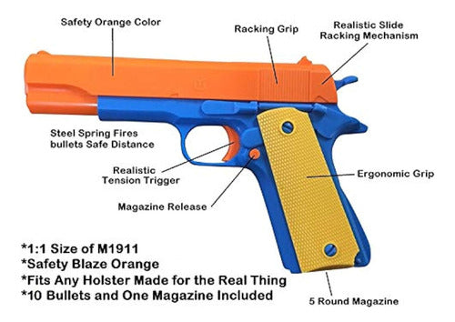 Colt 45 M1911 Replica Toy Revolver 4