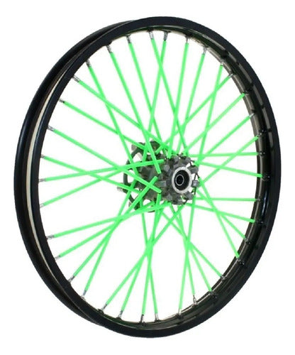 BITEOFERTA Cubre Rayos Moto Spoke Skins Varios Colores Tunning 4