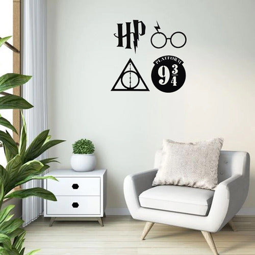 Harry Potter Laser Cut Quadriptych MDF Wall Art Decoration 1