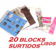 Casa Sofia A6 Plain Notepad Block - Pack of 20 Blocks 3