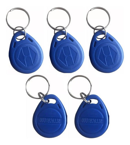 ACM Rfid Proximity Keychains 125 Khz Numbered Units for Access Control 0